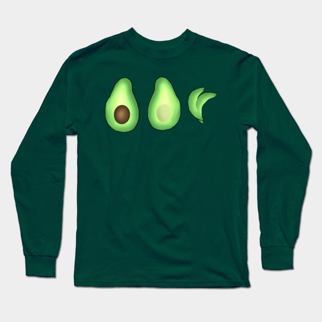 Avocado Anatomy Long Sleeve T-Shirt by Roommates